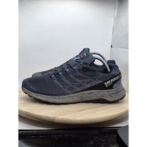 Merrell Fly Strike GTX Shoes Mens 9.5 Trail Running Hiking Outdoor Blue Sneakers